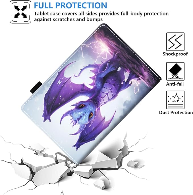 Case for Amazon Fire HD 8/HD 8 Plus Tablet (8 12th/10th Generation 2024/2022/2020 Release) Slim PU Leather Stand Folio Cover with Auto Wake Sleep African Woman Wolf