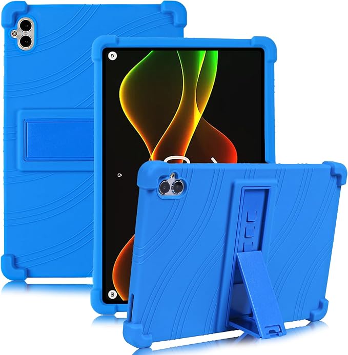 ATOOZ for Boost Celero 5G Tablet Case 10.95 Inch 2025Soft Silicone Shockproof Kids Case for Celero 5G Tablet 11 Inch with PC Stand (Black)