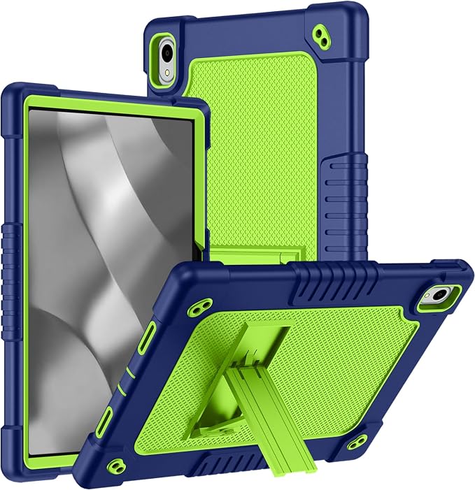 Compatible with Walmart Onn.11 Tablet Pro Case 2024 (Model:100146660) Silicone Hard Back Hybrid Cover Built in Kickstand Shoulder Strap Case for Onn 11 Tablet Pro 11 inch (Black)
