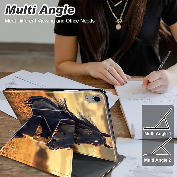 for iPad 10.2 Rotating Case 360° Protection Adjustable Kickstand Cover for iPad 10.2 (7th8th9th Generation) Shockproof Durable Lightweight PU Leather for iPad 10.2 Stand Case Basketball