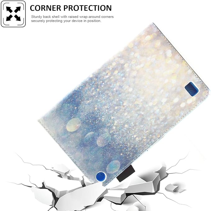 Case for Kindle Fire 7 TabletDteck Full Protective Flip Adjustable Stand Auto Wake/Sleep Smart Cover with Pencil Holder for Kindle Fire 7 Tablet 9th/7th/5th Generation 2019/2017/2015 ReleaseKing Dog