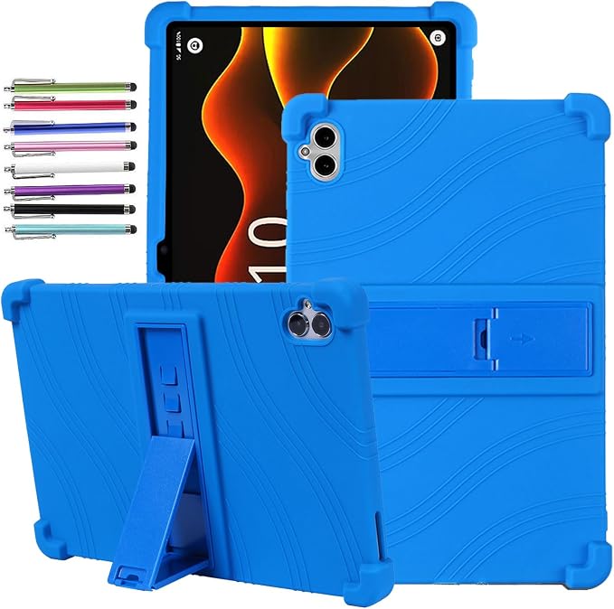 Case for Boost Celero5G TAB 10.9 Inch Tablet 2025 Released - Protective Lightweight Durable Silicone Stand Cover Case (Black)