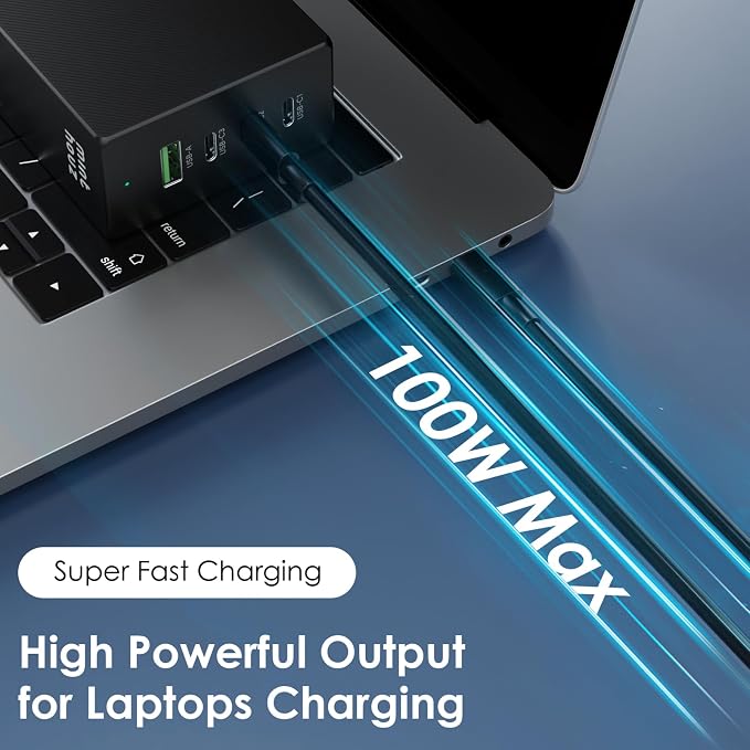 Minthouz Phone Charger Fast 130W Charging Type C Wall Charger | Block Universal Travel ChargerUSB C Charger Block for iPhone 17/17 Plus/17 Pro Max/16/16 Plus/16 Pro Max/15 Pro Max/iPad Pro