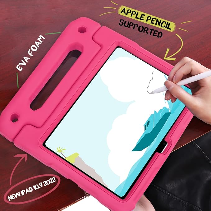 HDE Kids Shockproof Case Built-in Screen Protector for iPad 10th Gen 10.9