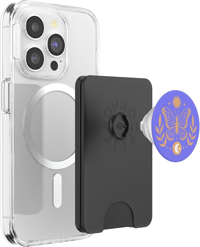 PopSockets Celestial Phone Grip - Twilight Butterfly PopSockets PopWallet for MagSafe