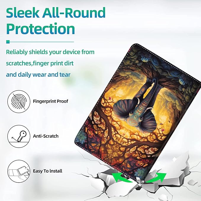 Case for iPad 9th/8th/7th Generation iPad 10.2 Case (2021/2020/2019) Slim Folding Stand Cover with Auto Wake/Sleep for iPad 10.2 inch Abstract Fantasy Colorful Butterfly