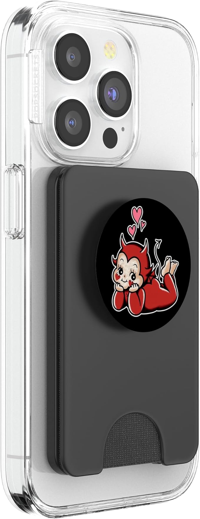 Kewpie Baby Devil Cupid Love Traditional Tattoo Flash PopSockets PopGrip for MagSafe