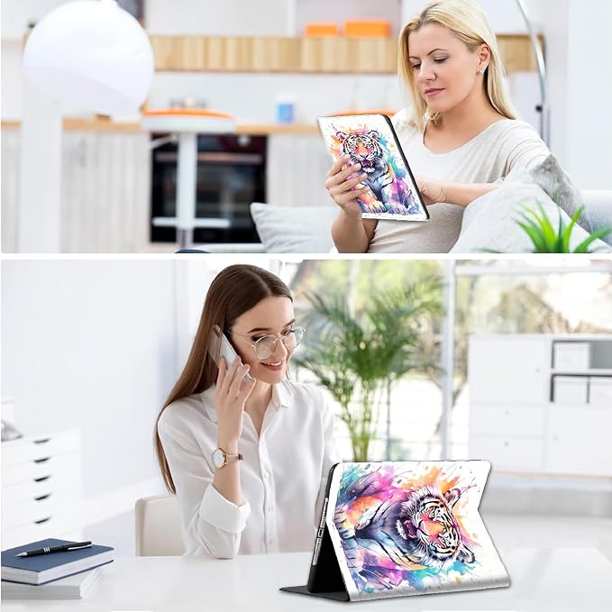 Case for iPad Pro 11 Inch 2022/2021/2020/2018 iPad Air 5th / 4th Gene 10.9 Inch (2022/2020) - Slim Fit Standing Cover with Auto Sleep/Wake，Astronaut Guitar