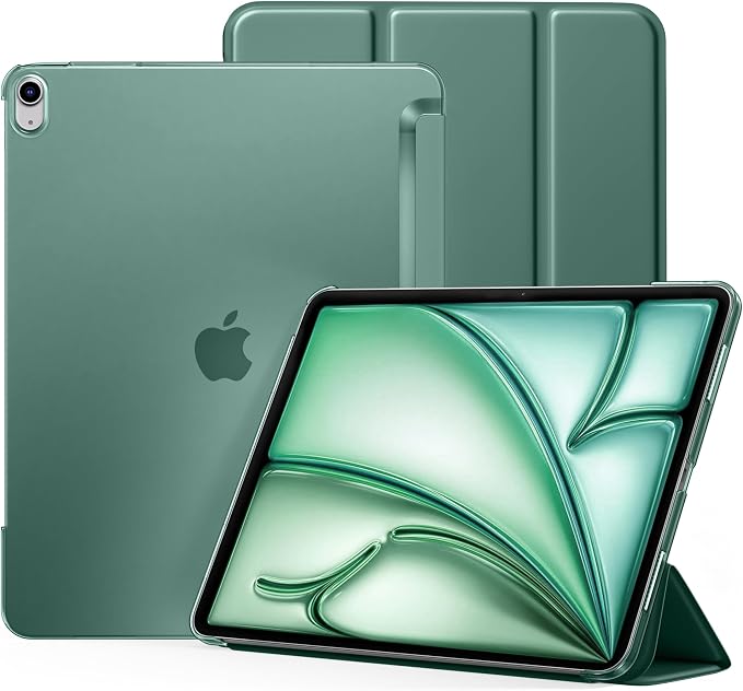 for iPad Air 13 Inch Case M4/M3/M2(2026/2025/2024) Lavender | Slim Trifold Stand Protective Cover with Translucent Hard Back for iPad Air 13 Case Support Touch ID Auto Wake/Sleep