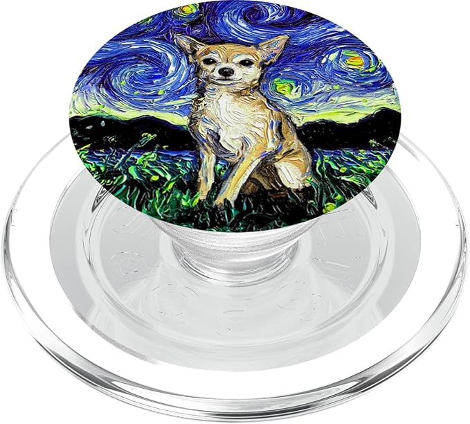 Cute Chihuahua Art Design Best Trendy Gift For Dog Lovers PopSockets Adhesive PopGrip