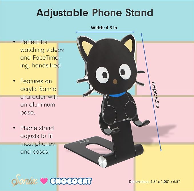 Sonix x Sanrio Character Phone Stand | Adjustable Cell Phone Holder Desk Stand Dock | Badtz Maru