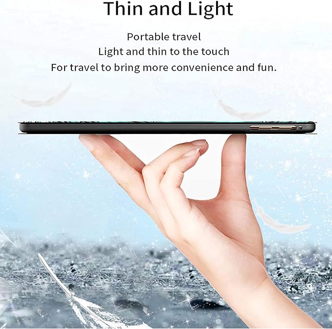 for Samsung Galaxy Tab A8 Case for Samsung Galaxy Tab A8 10.5 Case 2022 Lightweight Smart Cover PU Leather Adjustable Stand Protective Cover with Auto Wake/Sleep - Art Butterfly