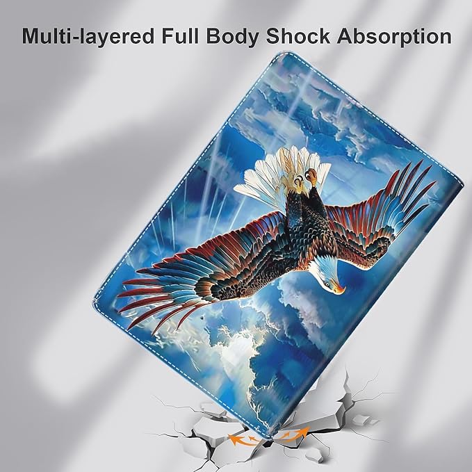 Case for iPad Air 11 Inch Case M2 2024 iPad Air 6th Gen Case/iPad Air 5th Gen 2022/Air 4th 2020 10.9 Inch Slim Stand Protective Smart Cover Fit iPad Air Retro Moth