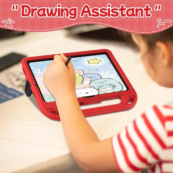 BMOUO Kids Case for Samsung Galaxy Tab A11+ Plus 11” 2026/A9+ Plus 2023 11 inch Tablet with Screen Protector Shockproof Lightweight Stand Handle Galaxy Tab A11 Plus/A9 Plus Case for Kids Black