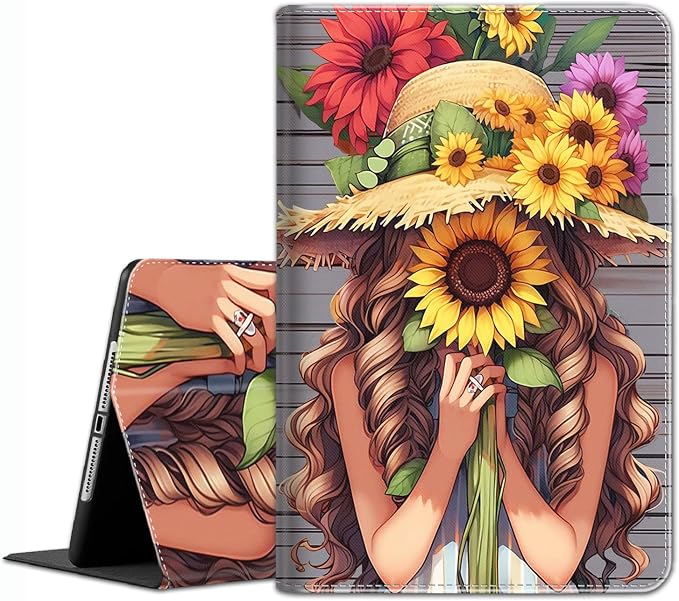 Case for iPad 10.2/10.5，iPad 9th/8th/7th Gen，for iPad 10.2 inch 2021/2020/2019/iPad Air 3rd Gen/Pro 10.5 - Slim Fit Standing Cover with Auto Sleep/Wake，Enchanted Forest 2