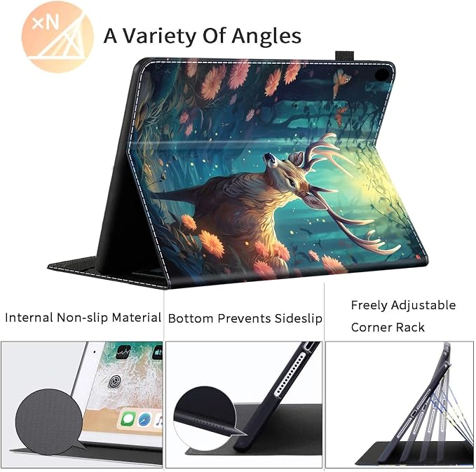 Case for 7 All-New Kindle Paperwhite 12th Gen 2024 &amp Kindle Colorsoft Signature Edition (2024 Release) PU Leather Folio Cover with Auto Wake/Sleep ，Blue Dragon