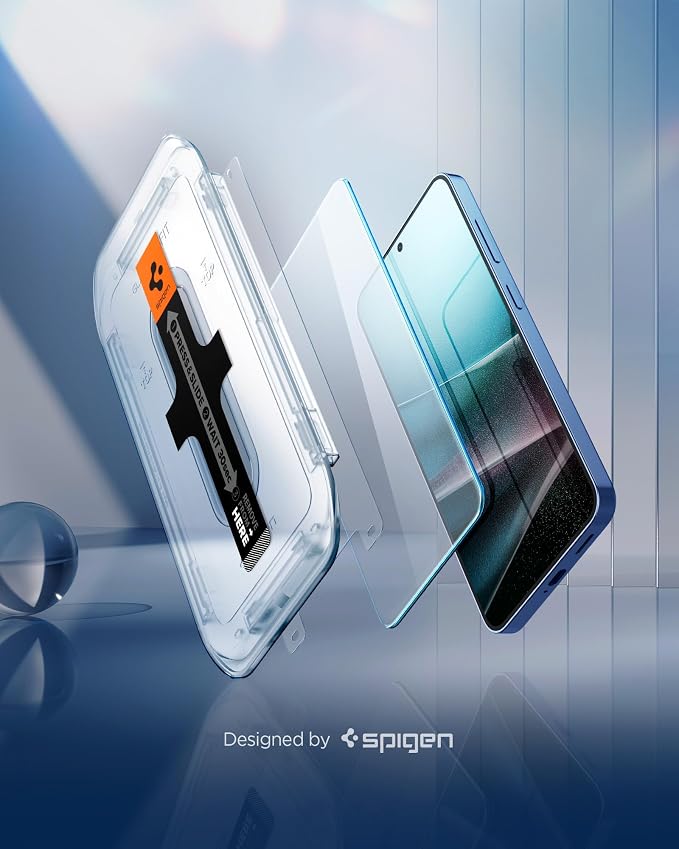 Spigen GlasTR EZ FIT Tempered Glass Screen Protector for Galaxy S24 Ultra | 9H Hardness Tempered Glass Easy Installation Kit Case-Friendly Crystal Clear Touch Responsive Oleophobic Coating