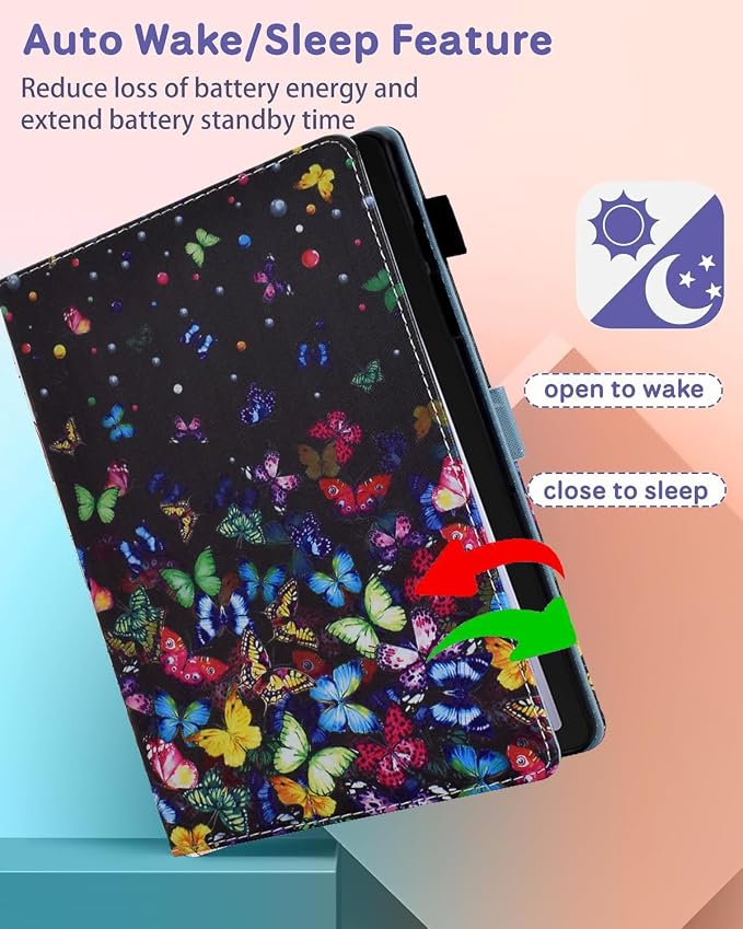 Case for Galaxy Tab A11+ Plus 2026/ A9 Plus 2024 11-Inch Funut PU Leather Folio Cover Multi-Angle Stand with Auto Wake/Sleep Case for Samsung Galaxy Tab A9 Plus/A9+ Tablet Bird