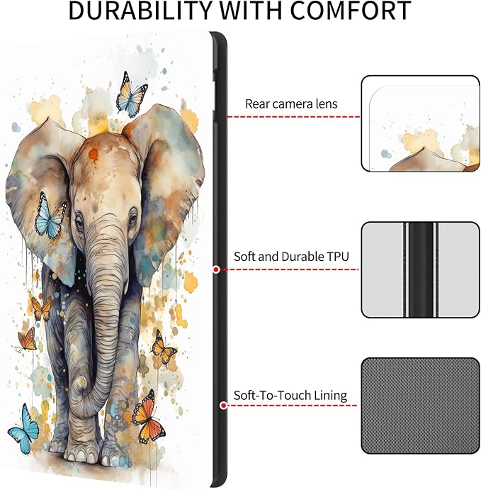 Case for 7 All-New Kindle Paperwhite (12th Generation 2024) and Kindle Colorsoft Signature Edition CoverSlim PU Leather Smart Cases with Auto Wake/Sleep-Black Cat Night Sky