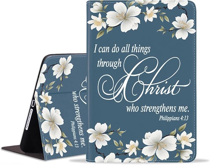 Case for iPad (A16) 11th Generation 11 Inch 2025 iPad 10th Generation 10.9 Inch 2022 Adjustable Stand Auto Wake/Sleep Smart Leather Case African American Black Girl