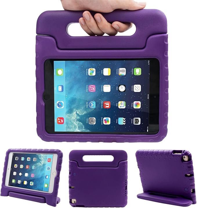 LEFON Kids Case Shockproof for iPad mini 5/4/3/2/1 iPad mini 4th Generation Case for Kids with Convertible Handle Light Weight Super Protective Stand Cover for iPad mini 5th Gen 7.9 Inch