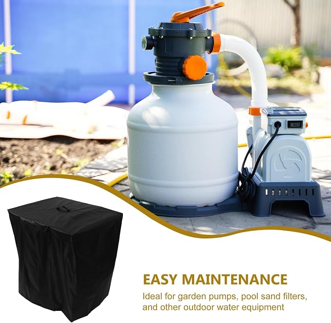 Pool Pump Cover Waterproof Outdoor Filter Pump Housing Protective Cover
