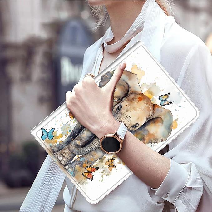 Case for 7 All-New Kindle Paperwhite (12th Generation 2024) and Kindle Colorsoft Signature Edition CoverSlim PU Leather Smart Cases with Auto Wake/Sleep-Black Cat Night Sky