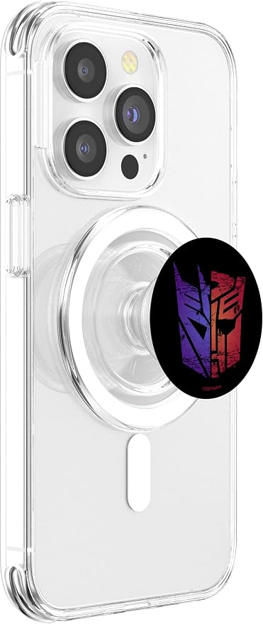 Transformers Autobots And Decepticons Split Color Mask PopSockets Adhesive PopGrip
