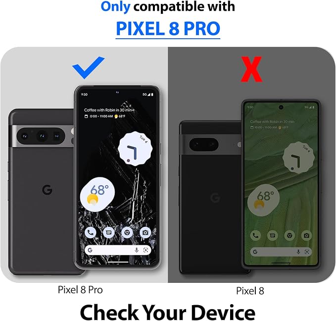 Whitestone DOME UV GEN Film [Glass-Like Film] Screen Protector for Google Pixel 8 Pro with UV Lamp [2Pack]