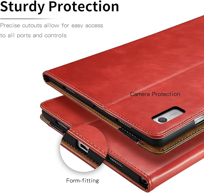 Case for Lenovo Tab M10 Plus (2020 2nd Gen) TB-X606F / TB-X606X 10.3 Multi-Angle Cover Built in Pocket PU Leather Stand Case with Multi-Angle Stand Card Holder for Lenovo M10 Plus 10.3 inch