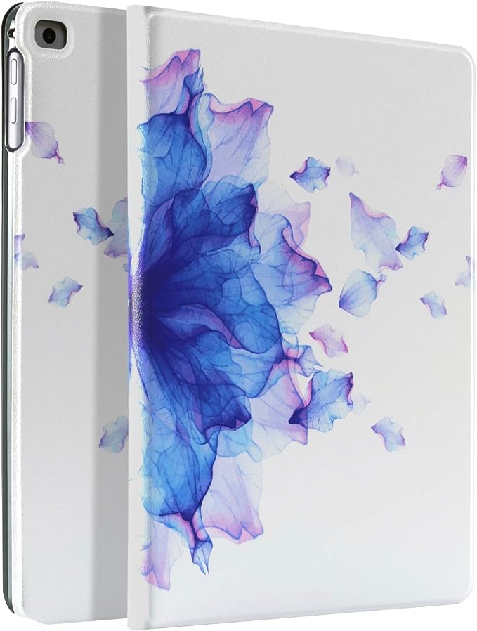 iPad Air 2 Case Gofupa 9.7 ipad 6th/ 5th Generation Cases Premium Leather Folio Case and Multiple Viewing Angles Stand for iPad Air 2/1(Blue Flowers)