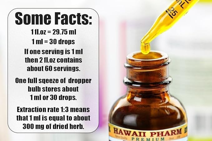 Queen's Root Alcohol-Free Liquid Extract, Queen's Root (Stillingia Sylvatica) Dried Root Glycerite Natural Herbal Supplement, Hawaii Pharm, USA 2x4 fl.oz