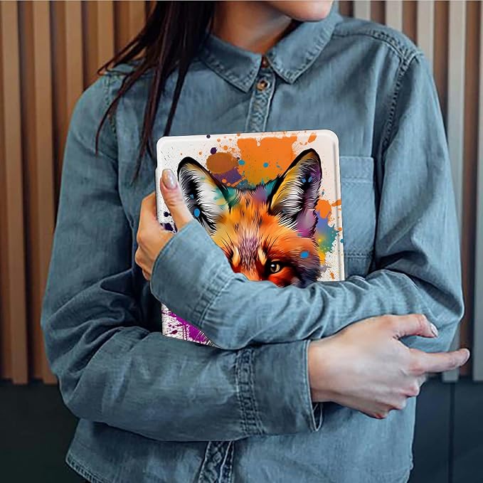 American Flag Deer Pattern Case for All-New Amazon Kindle Fire 7 Inch Tablet (9th/7th/5th Generation 2019/2017/2015 Release)360 Degree Rotating Stand Protective Cover with Auto Sleep/Wake