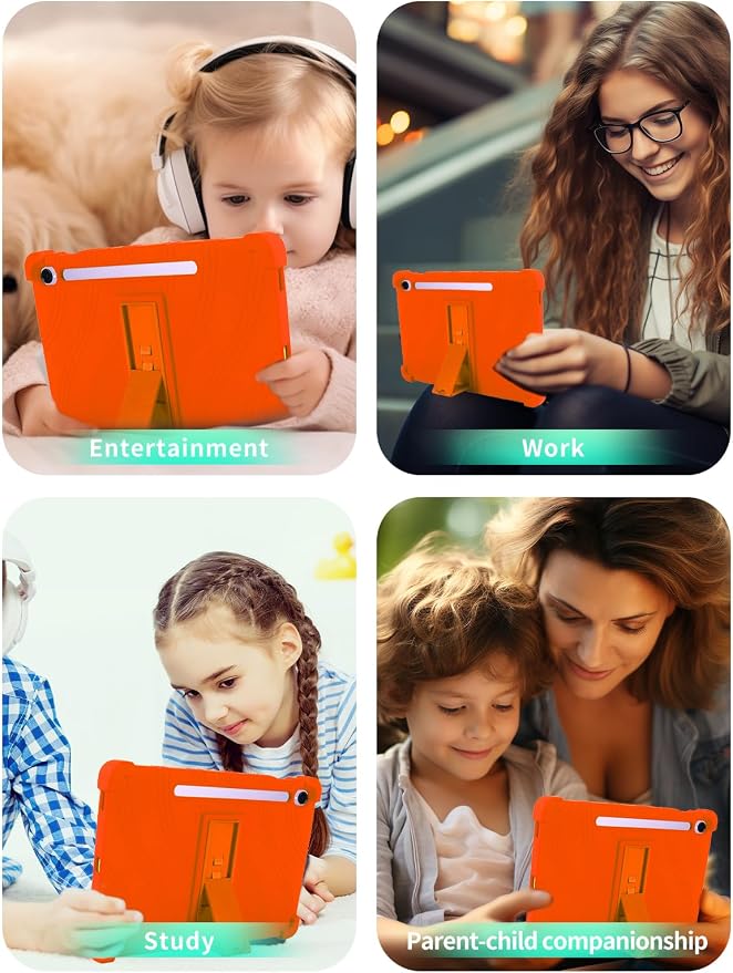 Case for Samsung Galaxy Tab S11 Tablet 11 inchWUNIAK Shock Proof Lightweight Stand Rubber Shell Protective CoverKids Friendly Soft Silicone Adjustable Stand CoverBlue