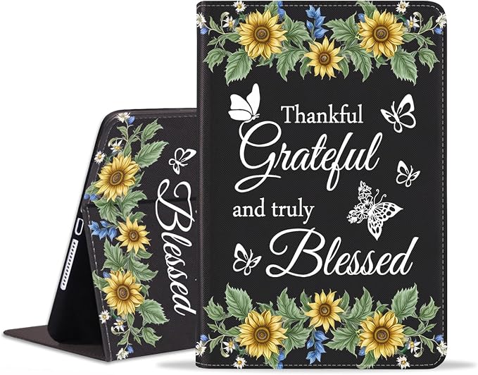 for iPad mini 1 2 3 4 5 Case Stay Positive Work Hard and Make It Happen Inspirational Quote Slim Lightweight PU Leather Stand Cover with Auto Wake/Sleep for iPad mini 5th/4th Gen 7.9 Inch