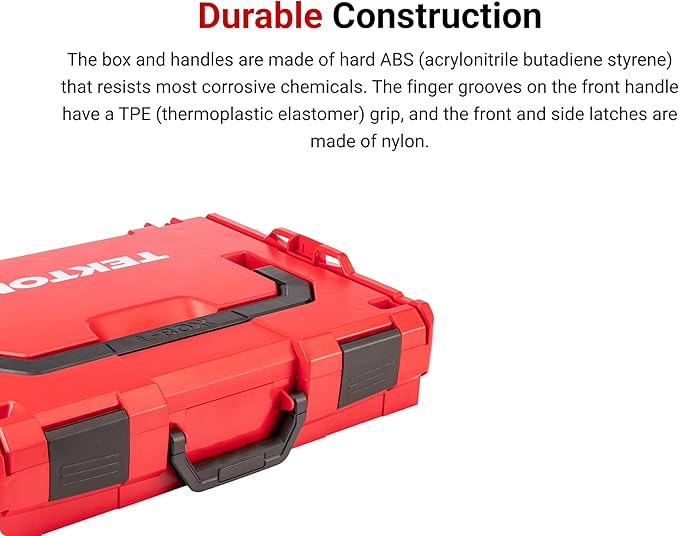 TEKTON 3-Drawer Stack with Shallow Tool Box (L-BOXX 1) and Organizer Bins | OLB99203