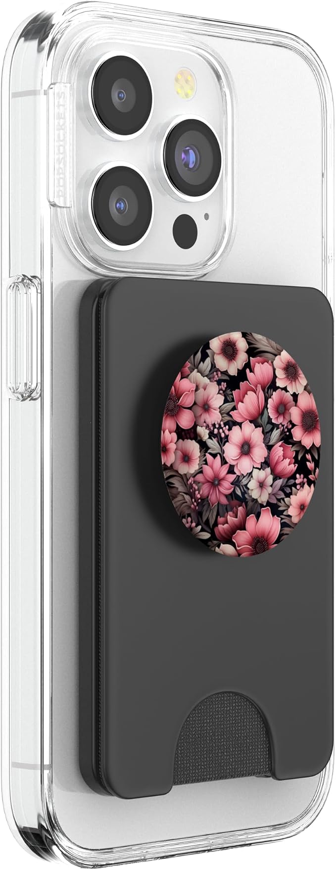 Vintage Pink Wildflower Flower Lover Tropical Garden PopSockets Adhesive PopGrip