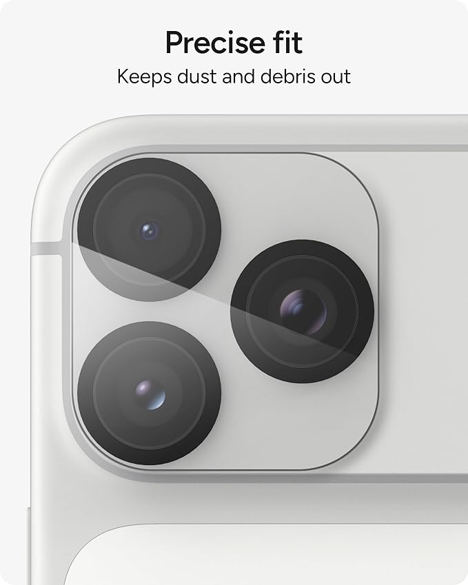 ZAGG Glass+ Screen &amp Camera Lens Protection for iPhone 17 Pro Max - Impact &amp Shatter Protection Full Coverage Scratch &amp Smudge-Resistant Tempered Glass Anti-Reflective Camera Lens Protec