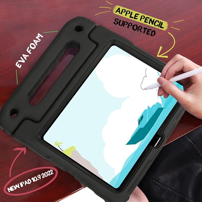 HDE Kids Shockproof Case Built-in Screen Protector for iPad 10th Gen 10.9