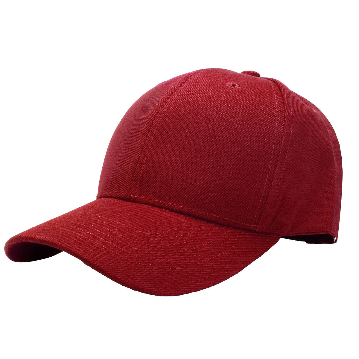 Falari Baseball Cap Adjustable Size for Running Workouts and Outdoor Activities All Seasons (1pc Burgundy)