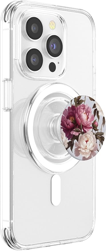 Purple Pink Flower Floral Pattern PopSockets Adhesive PopGrip