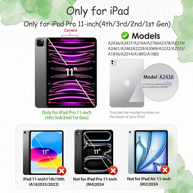 PandaShield 2-Pack Privacy Screen Protector Easy-Installation Box for iPad 11th/10th Gen. A16 (11/10.9 Inch 2025/2022) Anti-Spy Bubble Free Scratch Resistant Apple Pencil Support