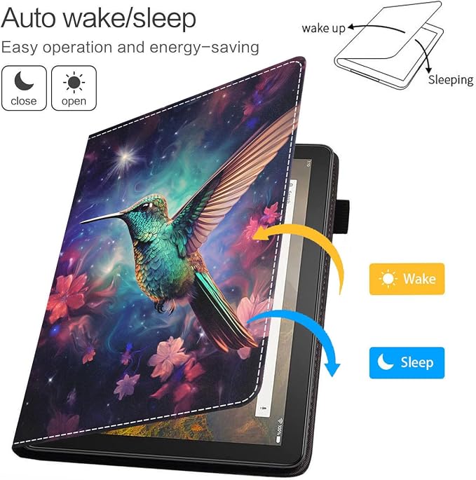 Case for All-New Amazon Fire HD 10 &amp 10 Plus Tablet 10.1 (13th/11th Generation 2023/2021 Release) - Slim PU Leather Folio Smart Cover with Auto Wake/Sleep Bible Verse Psalm 46:5
