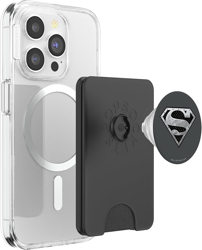 Superman Super Metallic Shield PopSockets Adhesive PopGrip