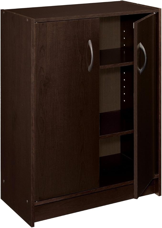 ClosetMaid 8925 Stackable 2-Door Organizer, Espresso