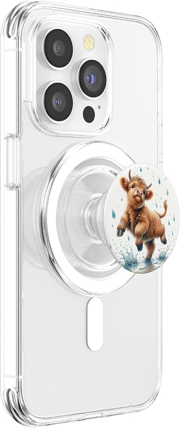 Highland Cow Design for Farmers and Highland Cow PopSockets Adhesive PopGrip