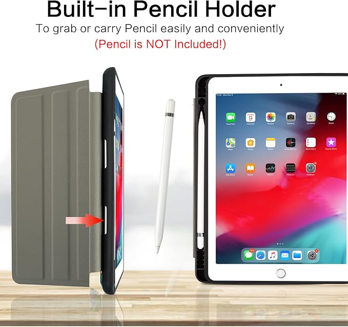 Vimorco for iPad Air 3rd Generation Case Leather iPad Pro 10.5 inch Cover | for iPad 9th/8th/7th Generation Case 10.2 Inch with Pocket&ampPencil Holder&ampHand Strap&ampMulti-Angle Animal Party