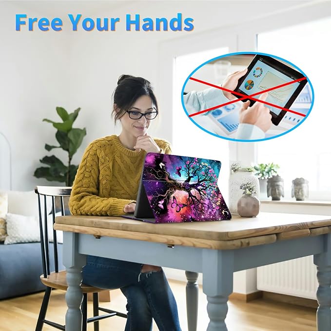 for Samsung Galaxy Tab E 9.6 Inch 2015 (SM-T560/T561/T565/T567) Kickstand Case PU Leather Multiple Viewing Angles Stand Smart Cover for Galaxy Tab E 2015 2 Roses