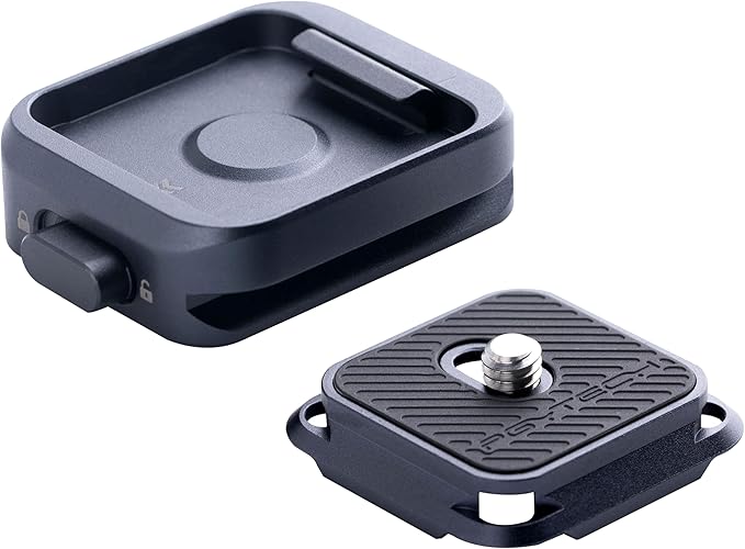 PGYTECH Quick Release Plate +Adapter w/Arcac-Swiss Interface Camera Quick Release Plate Mount for Sony/Nikon/Fuji/DJI Quick Setup Mount w/ 1/4" to 3/8" Screw Thread Gimbles Sliders Tripods Adapter