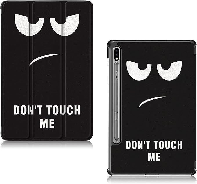 Case for Samsung Galaxy Tab S8 Plus 12.4 2022/S7 FE 2021/S7 Plus 2020 (SM-X800/X806/T730/T733/T736/T738/T970/T975/T976) Lightweight Tri-Fold Stand Thin Cover Auto Wake/Sleep Almond Blossom